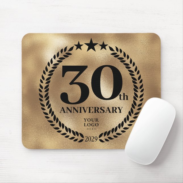 Tapis De Souris Commémoration du 30e anniversaire de Gold Business (Avec souris)