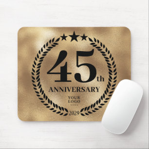 Tapis De Souris Commémoration du 45e anniversaire de Gold Business