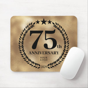 Tapis De Souris Commémoration du 75e anniversaire de Gold Business