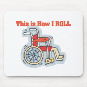 Tapis De Souris Comment je marche (fauteuil roulant)