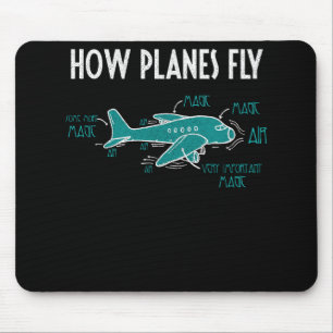 Tapis De Souris Comment les avions volent amusant génie aérospatia