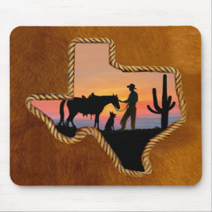 TAPIS DE SOURIS COMPAGNONS DE COWBOY