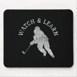 Tapis De Souris Compétence du joueur de hockey amusant Bragging
