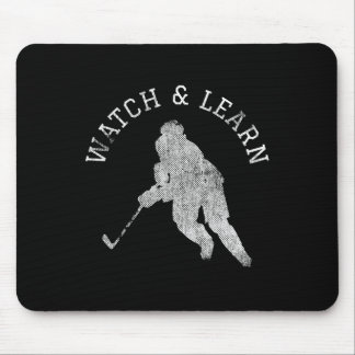 Tapis De Souris Compétence du joueur de hockey amusant Bragging
