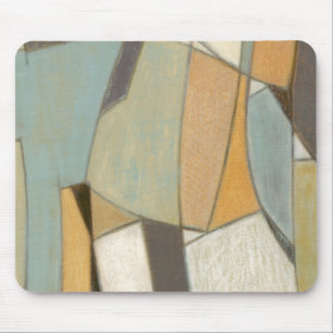 Tapis De Souris Composition abstraite avec des couleurs amorties