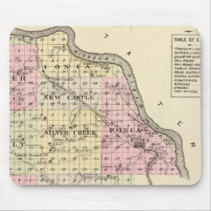Tapis De Souris Comté de Dixon, Nebraska