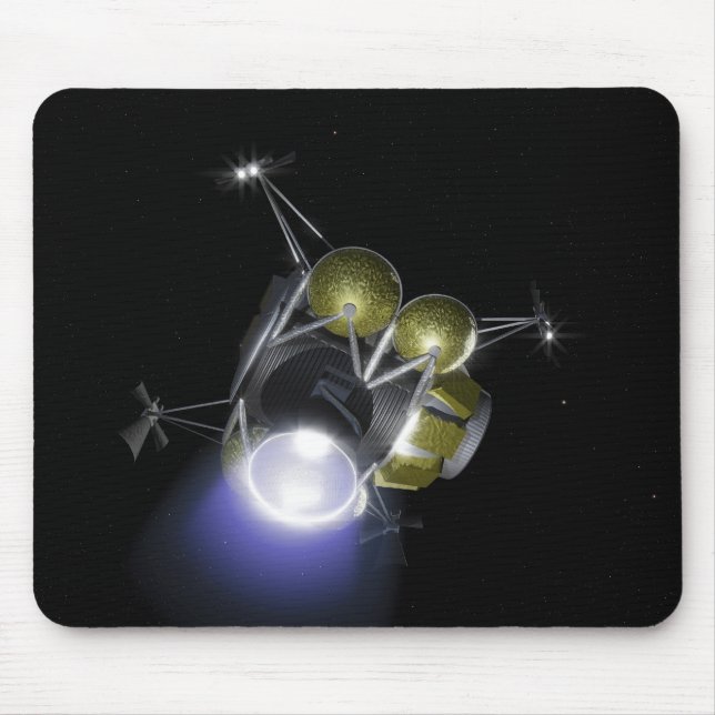 Tapis De Souris Concept de décollage d'un équipage (Devant)