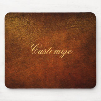 Tapis De Souris Concepteur chic de cuir véritable