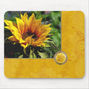 Tapis De Souris Concepteur fait sur commande Mousepad de tournesol