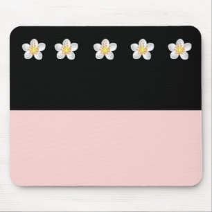 Tapis De Souris Conception 5 Mousepad de noir et de rose