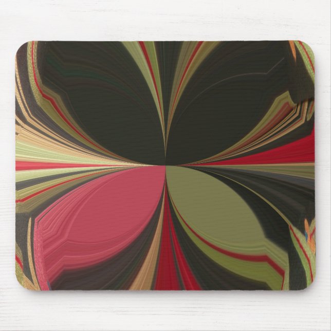 Tapis De Souris Conception abstraite avec lignes de flux Imprimer (Devant)
