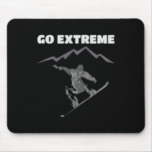 Tapis De Souris Conception cool de snowboard