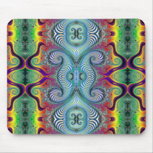 Tapis De Souris Conception d'art de fractale de Wurburbo