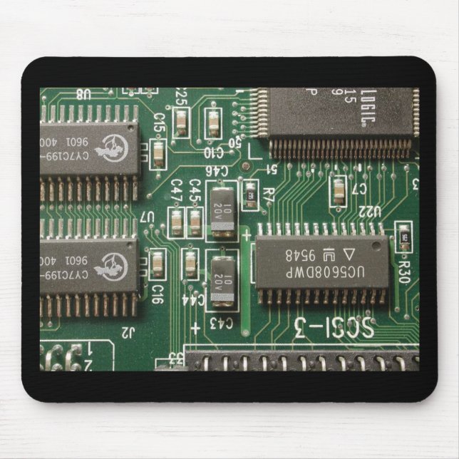 Tapis De Souris Conception de carte (Devant)