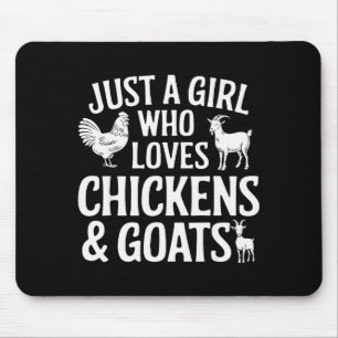 Tapis De Souris Conception de chèvre cool pour filles femmes éleva