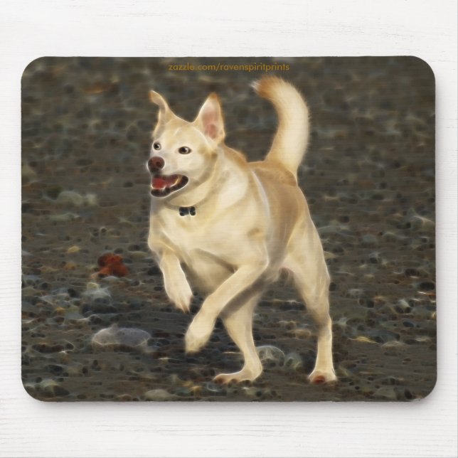 Tapis De Souris Conception de chiens pour les amateurs de moules (Devant)