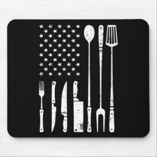 Tapis De Souris Conception de grill de barbecue cool pour hommes f