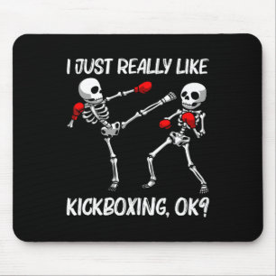 Tapis De Souris Conception de kickboxing cool pour hommes femmes k