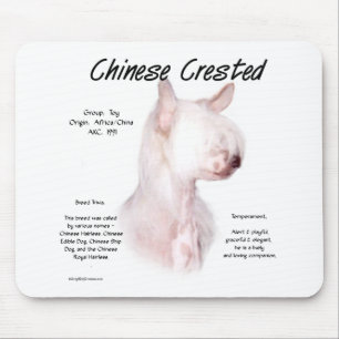 Tapis De Souris Conception de l'histoire de la crête chinoise (san