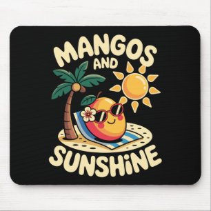 Tapis De Souris Conception de mangue pour hommes femmes végane ama