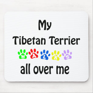 Tapis De Souris Conception de marches du Terrier tibétain