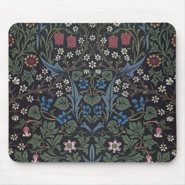 Tapis De Souris Conception de papier peint de "prunellier", 1892 (Devant)
