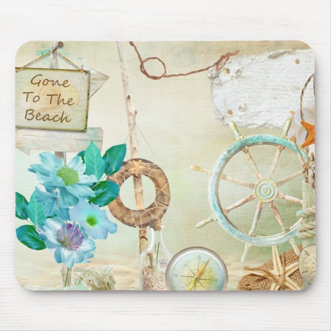 Tapis De Souris Conception de série nautique 2 (Devant)