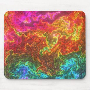 Tapis De Souris Conception de torsades colorées