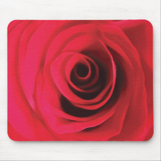 Tapis De Souris Conception florale de fleur de rose rouge