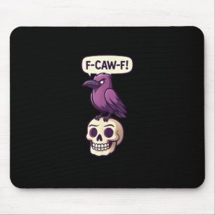 Tapis De Souris Conception graphique d'humour d'Halloween crâne de