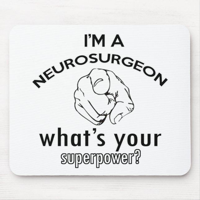 Tapis De Souris conception neurochirurgien (Devant)