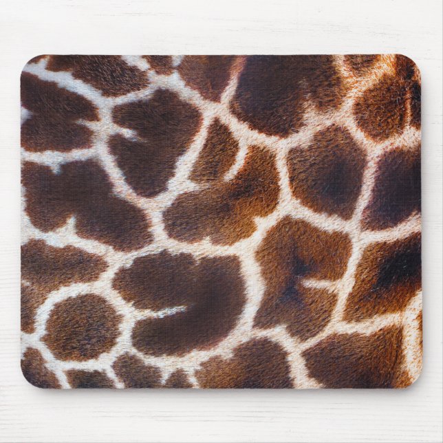 Tapis De Souris Conception photo de la girafe de la faune africain (Devant)