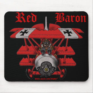 Tapis De Souris Conception plate de mousepad de baron rouge frais