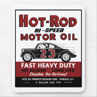 Tapis De Souris Conception vintage de boîte en fer blanc d'huile