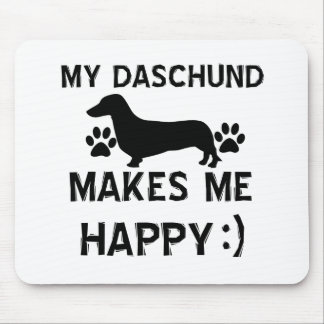 Tapis De Souris Conceptions de chien de Daschund
