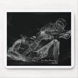 Tapis De Souris conceptions de dièse. bikeonblack de speed-way