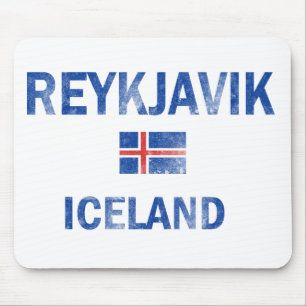 Tapis De Souris Conceptions de Reykjavik Islande
