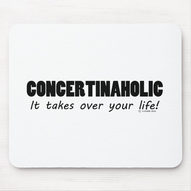Tapis De Souris Concertinaholic (Devant)