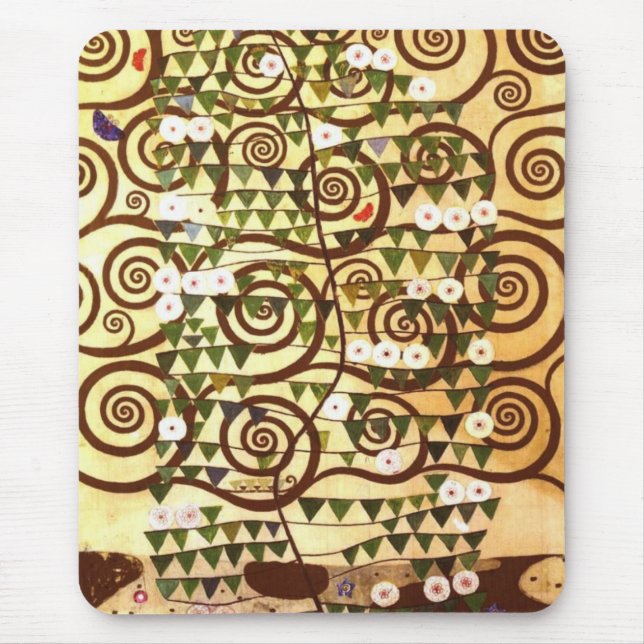 Tapis De Souris Concevez pour le Stocletfries - arbre de la vie (Devant)