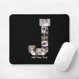 Tapis De Souris Concevez votre propre lettre J Photo Collage