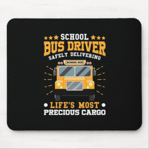 Tapis De Souris Conducteur de bus scolaire en toute sécurité
