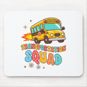 Tapis De Souris Conducteur de bus scolaire La vie Bus jaune Transp