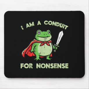 Tapis De Souris Conduit de grenouille pour hommes drôles de mèmes