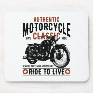 Tapis De Souris conduite en moto pour vivre