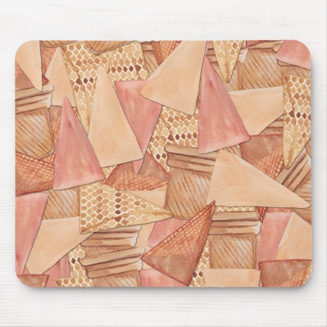 Tapis De Souris cônes de crème glacée (Devant)