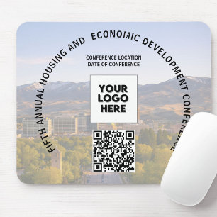 Tapis De Souris Conférence F+Business Remplacer le code QR du logo