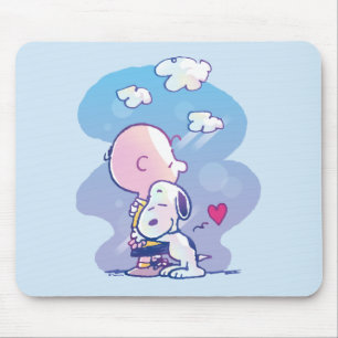 Tapis De Souris Confort et sécurité Charlie & Snoopy Hug