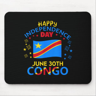 Tapis De Souris Congo 65e anniversaire de l'indépendance Fierté co