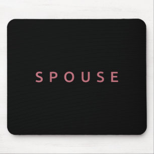 Tapis De Souris Conjoint Marié Femme Mari Épouse Mariage Drôle Cou