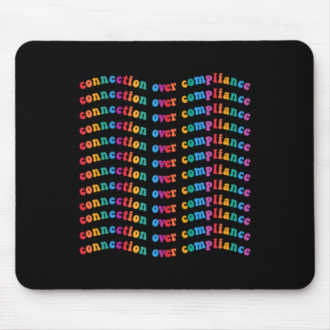 Tapis De Souris Connexion sur la Sensibilisation sur l'autisme de  (Devant)